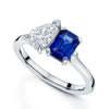 Berry's Platinum Toi Et Moi Sapphire And Pear Cut Diamond Two Stone Ring - Berry's Jewellers