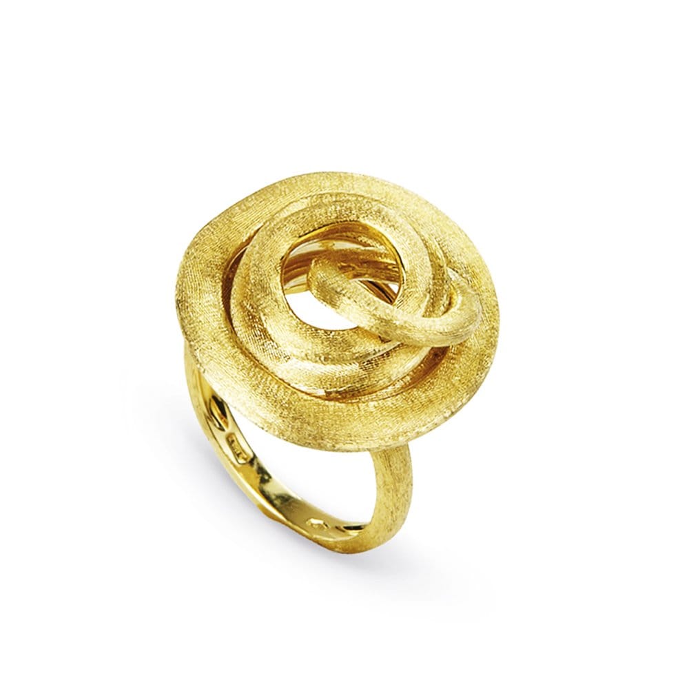 Jaipur 18ct Yellow Gold Spiral Design Dress Ring