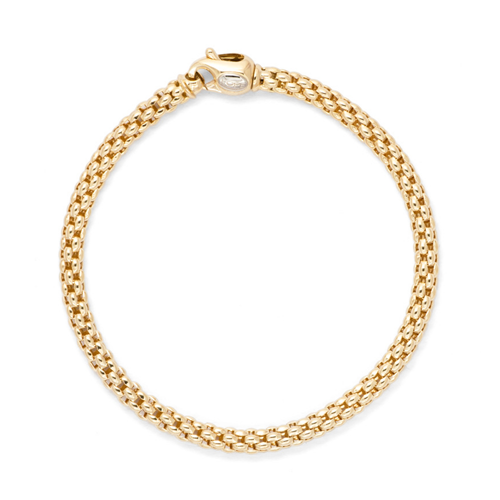 Unica 18ct Yellow Gold Chain Bracelet