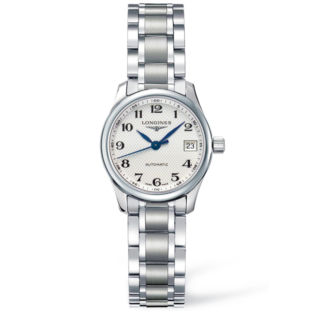 Master 25mm Silver Arabic Dial Automatic Ladies Bracelet Watch