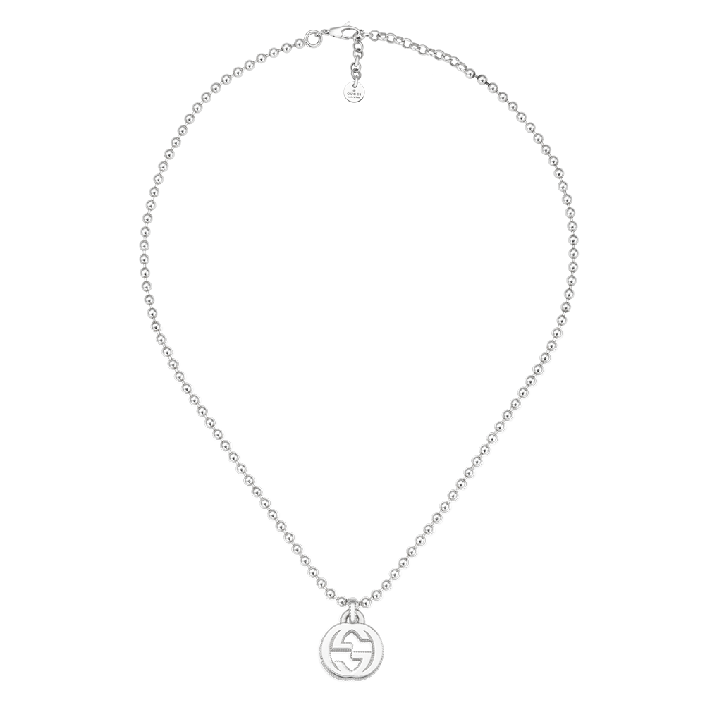 Silver Initial Necklace - G | Claire's