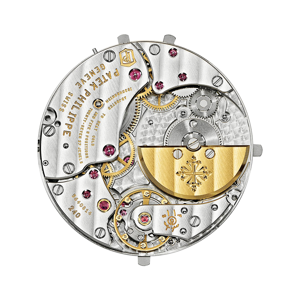 Grand Complication Perpetual Calendar 39mm 18ct Yellow Gold Silver Dial Men's Strap Watch