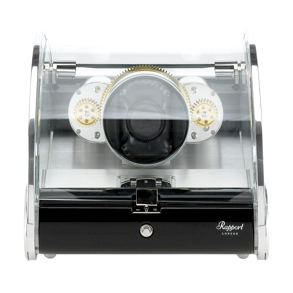 Optima Time Arc Glass Cover Single Watch Winder