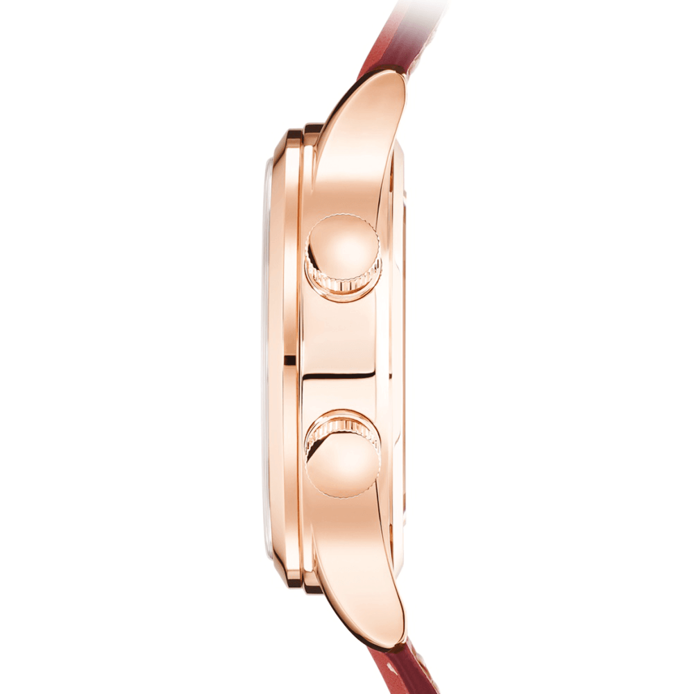 Calatrava Pilot Travel Time 37mm 18ct Rose Gold Ladies Watch