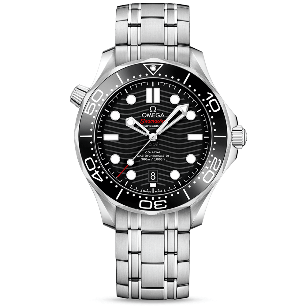 Seamaster Diver 300m 42mm Black Dial Men's Bracelet Watch