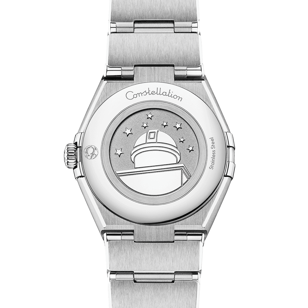 Constellation 28mm Steel Diamond Dial and Bezel Watch