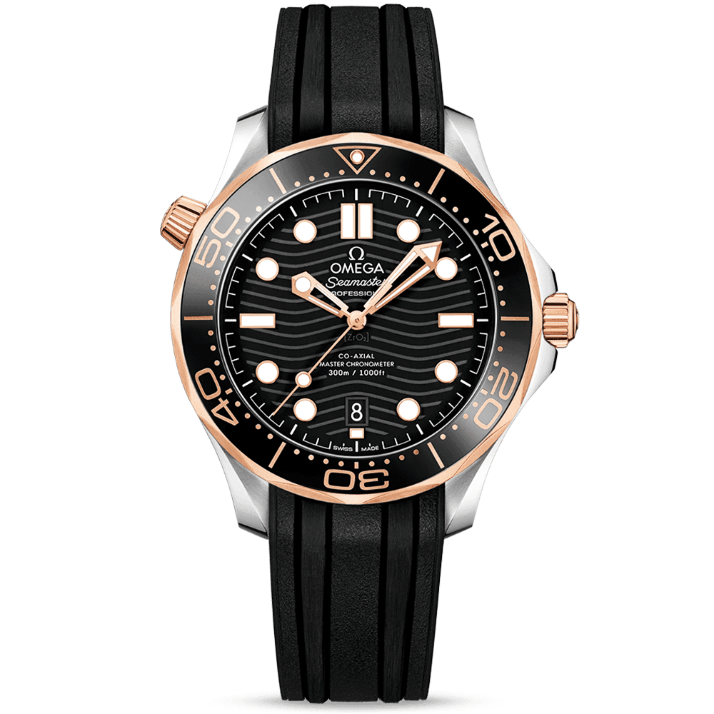 Seamaster Diver 300m 42mm Black Dial & 18ct Sedna Gold Men's Watch