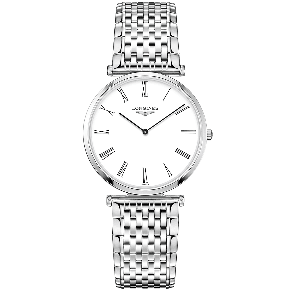 La Grande Classique 33mm White Roman Dial Bracelet Watch