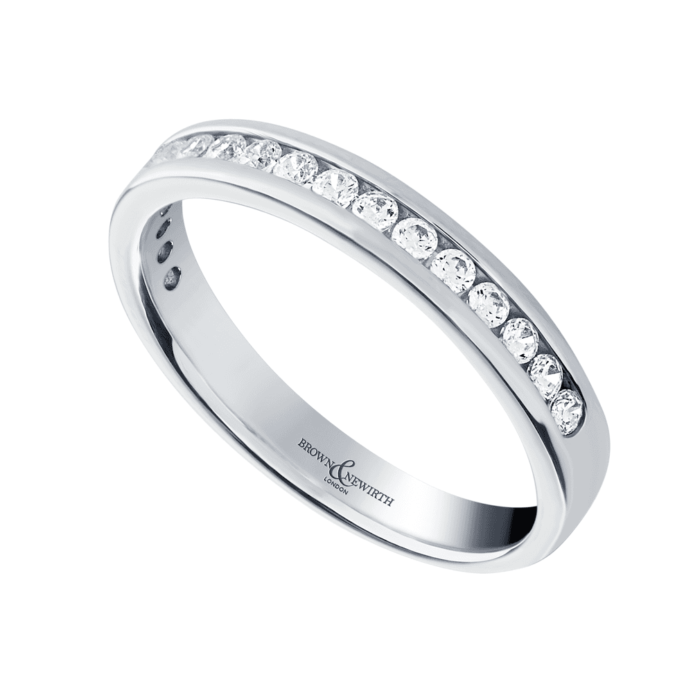 Synergy Round Brilliant Diamond 0.50ct Wedding Ring