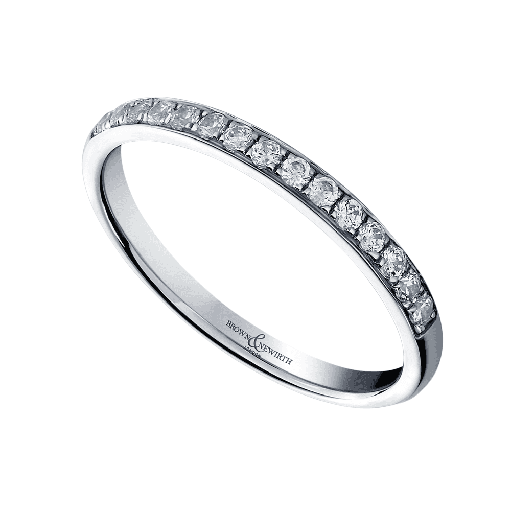 Sweetheart Diamond Wedding Ring