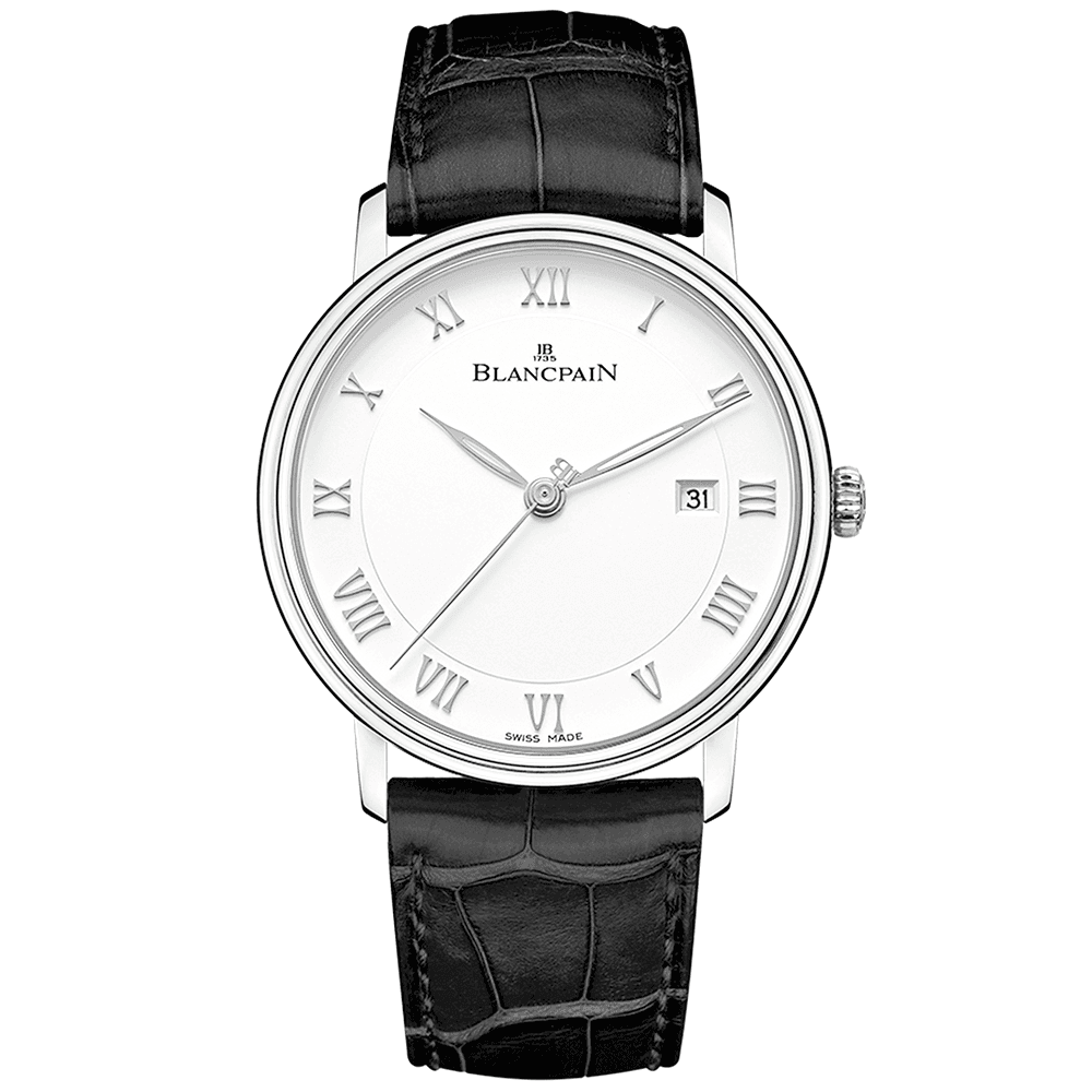 Villeret Ultraplate 40mm White Roman Dial Automatic Watch