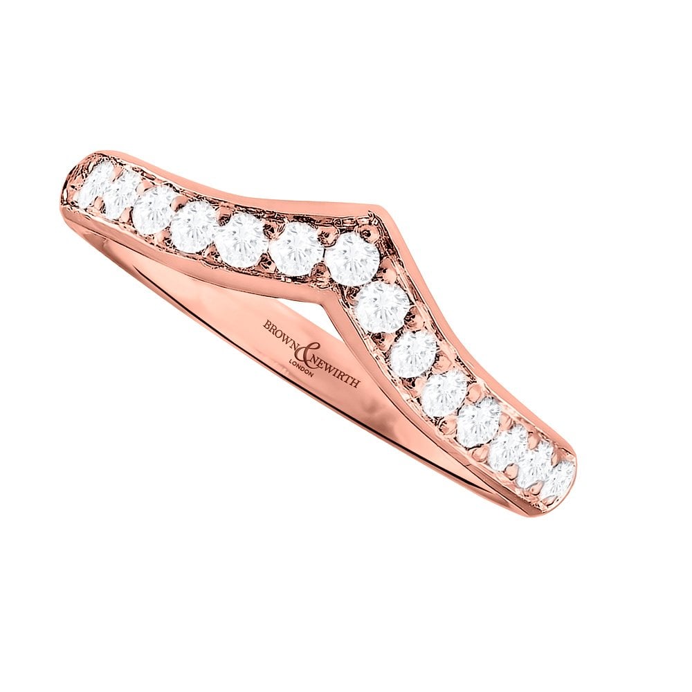 Wish Diamond Shaped Wedding Ring