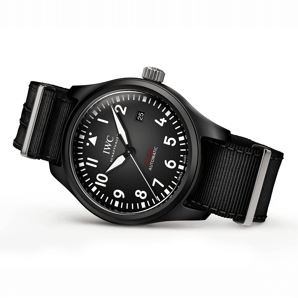 Pilot's Top Gun 41mm Black Ceramic Men's Automatic Watch