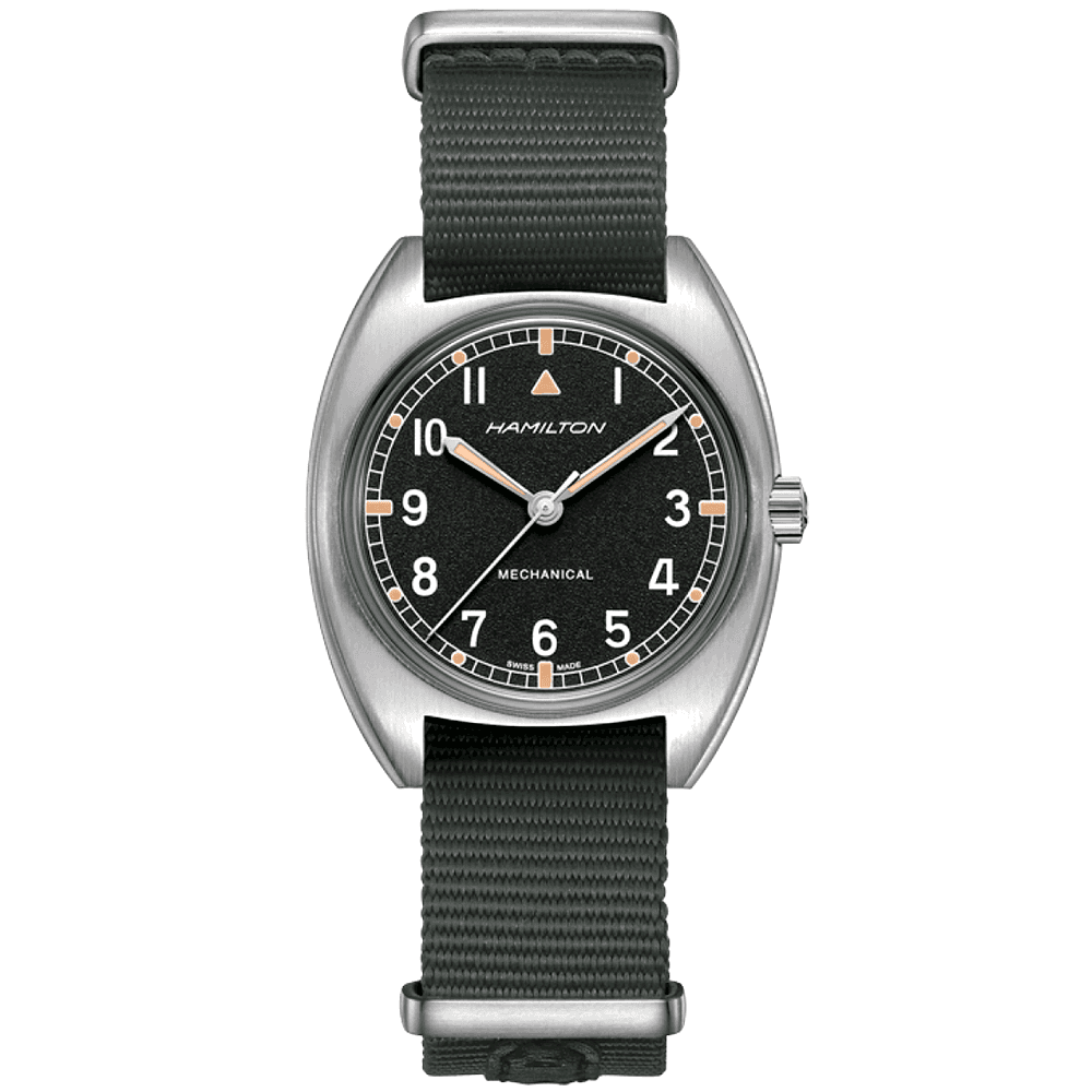 Khaki Pilot Pioneer Dark Grey Dial & NATO Strap Mechanical Watch