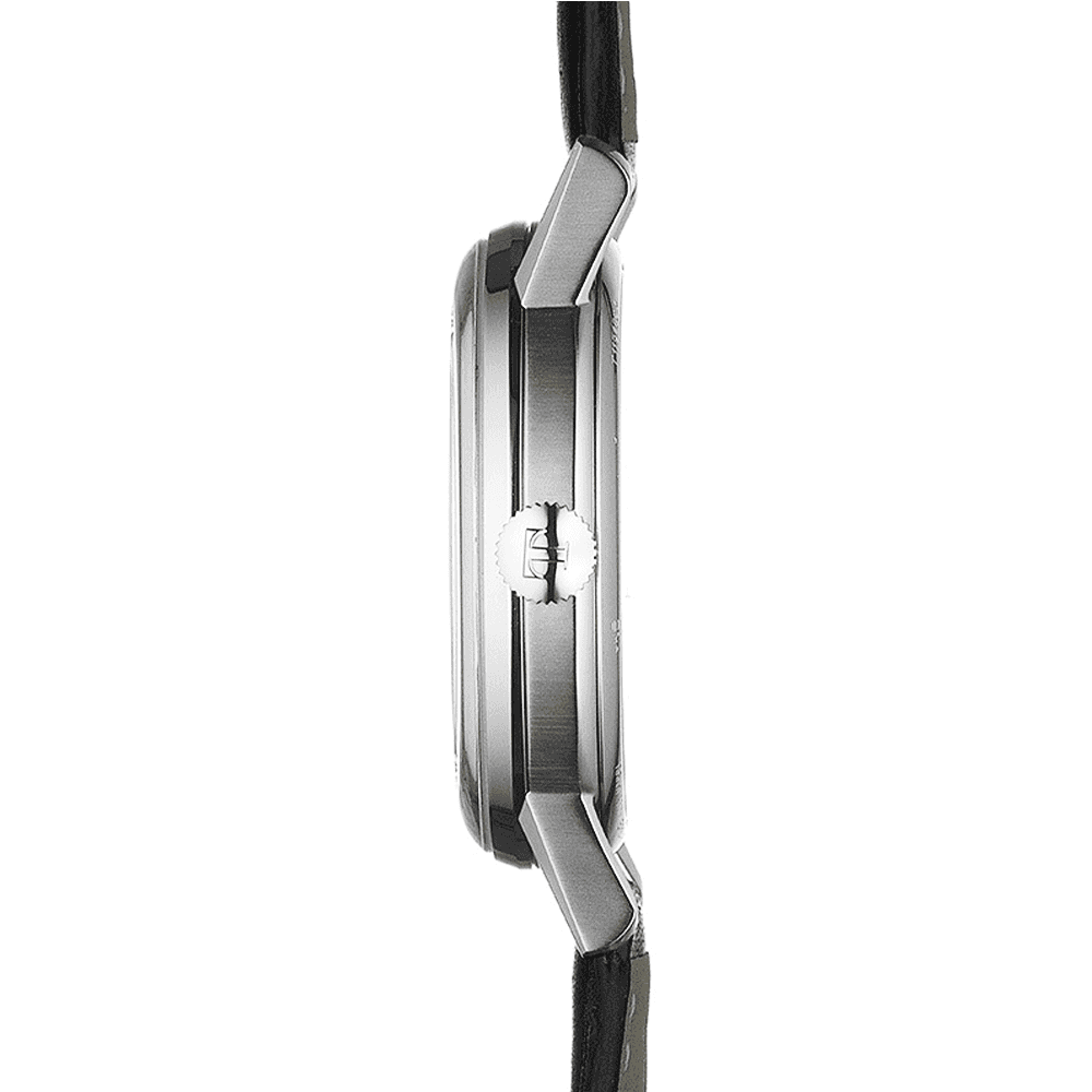 Heritage Petite Seconde 42mm Silver Dial & Black Leather Strap Watch