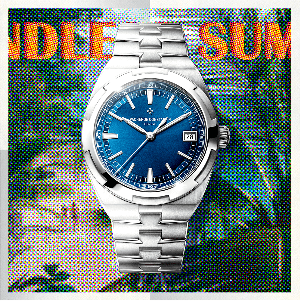 Overseas 41mm Blue Dial Automatic Men's Watch