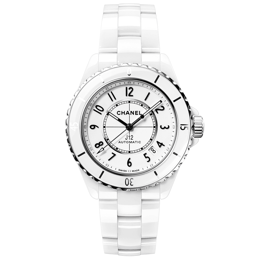CHANEL J12 38mm White Ceramic Automatic Bracelet Watch