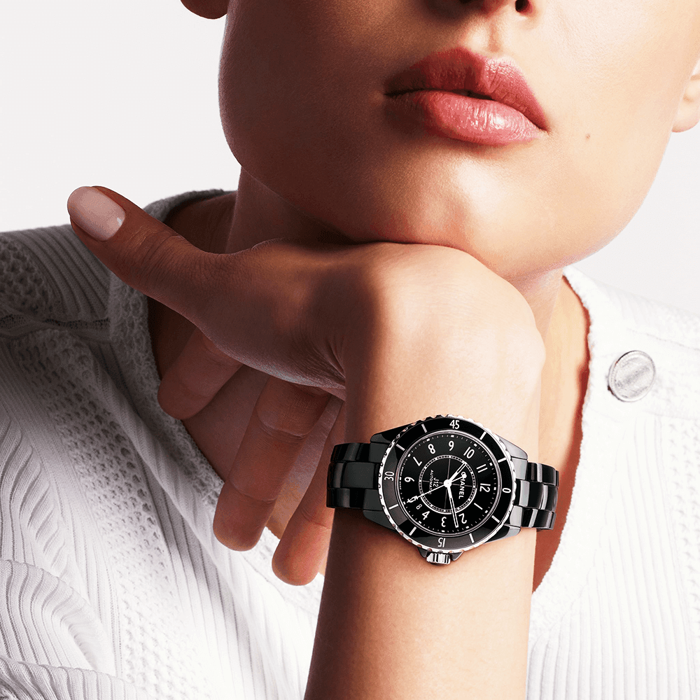 Chanel J12 Unisex Black Ceramic H0950 Watch