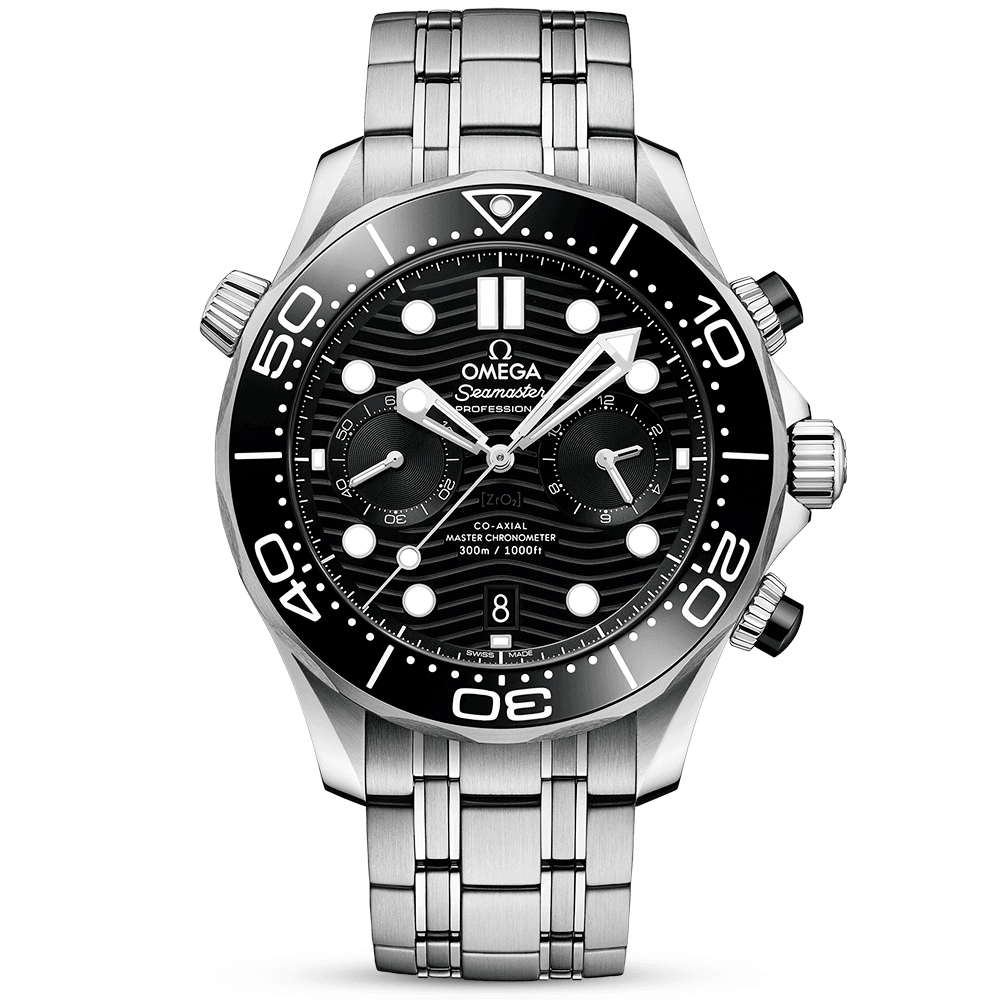 Seamaster Diver 300m 44mm Black Dial Automatic Bracelet Watch