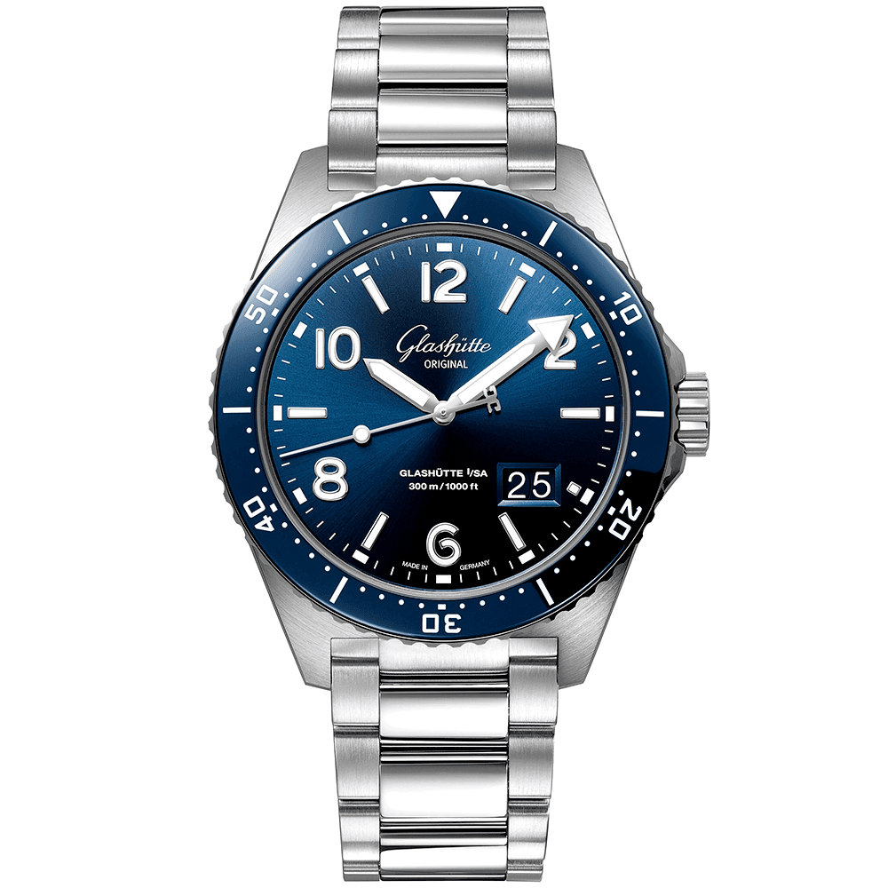 Spezialist SeaQ 43mm Blue Dial Men's Automatic Bracelet Watch