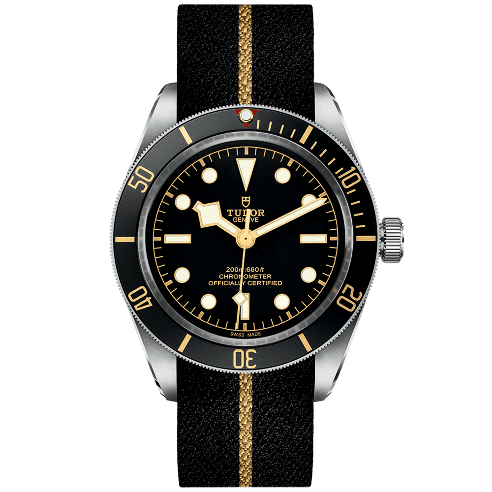 Black Bay Fifty-Eight 39mm Black Dial & Bezel Automatic Fabric Strap Watch