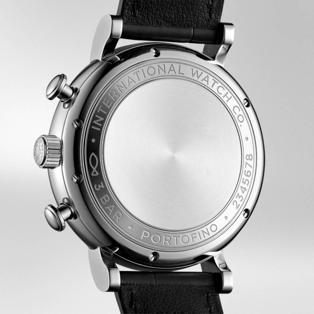 Portofino 42mm Silver/Rose Dial Men's Chronograph Watch