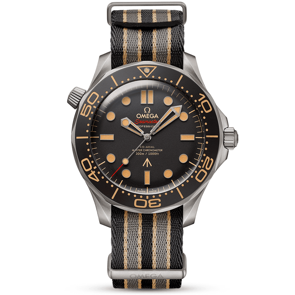 Seamaster Diver 300m 007 No Time to Die James Bond NATO Strap Watch