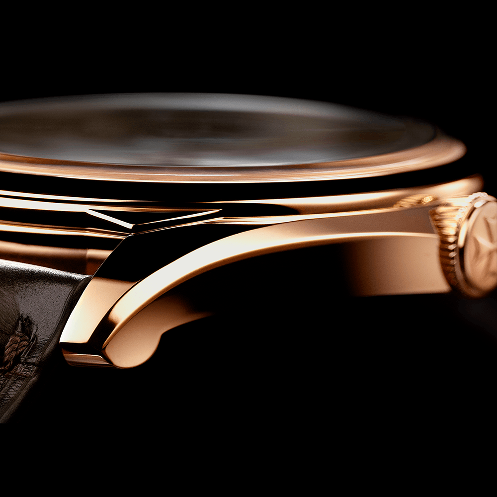 Fiftysix Self-Winding 40mm 18ct Pink Gold Men's Strap Watch