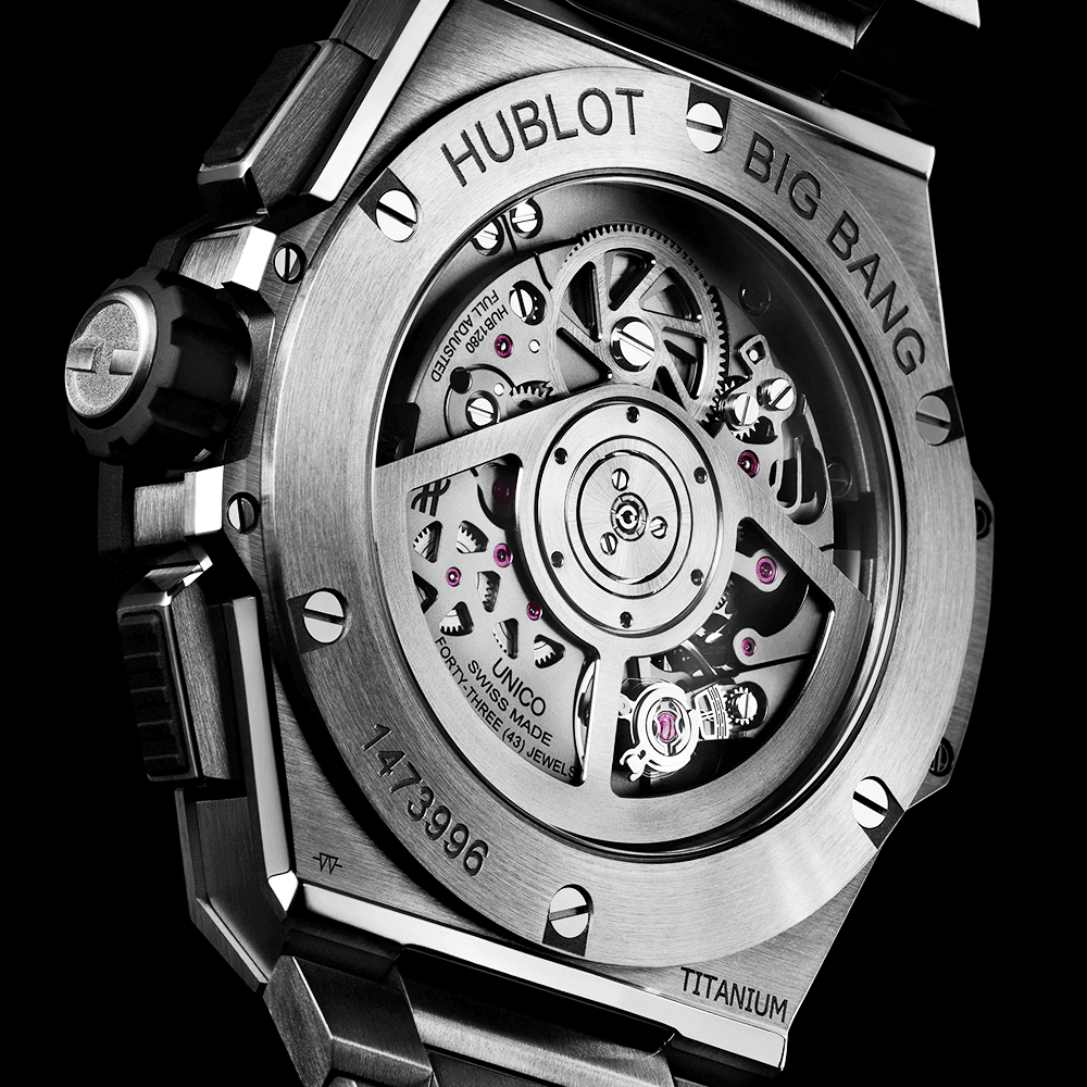 Big Bang Integral Titanium 42mm Skeleton Dial Automatic Bracelet Watch
