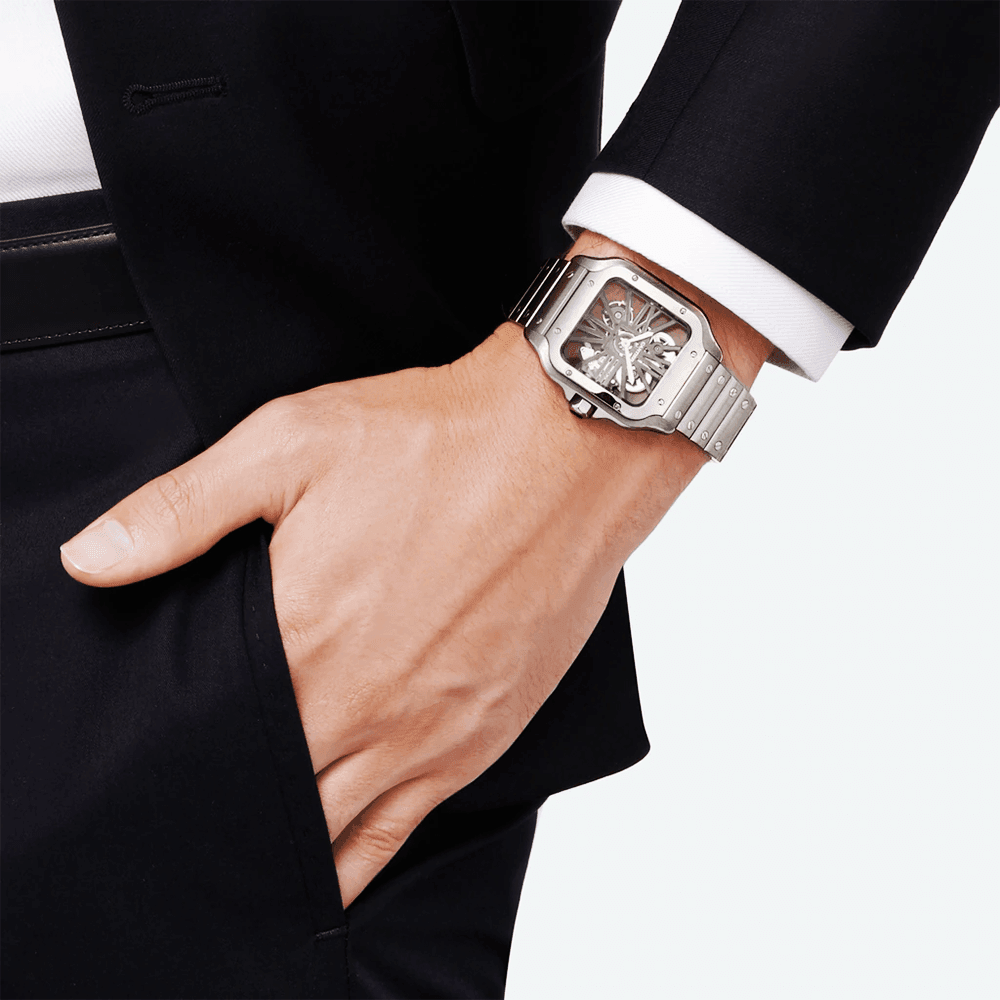 Skeleton 2025 cartier watch