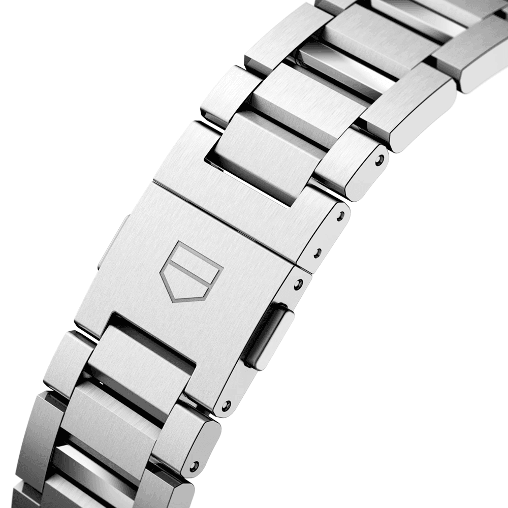 Carrera 44mm Black Dial & Ceramic Bezel Automatic Chronograph Bracelet Watch