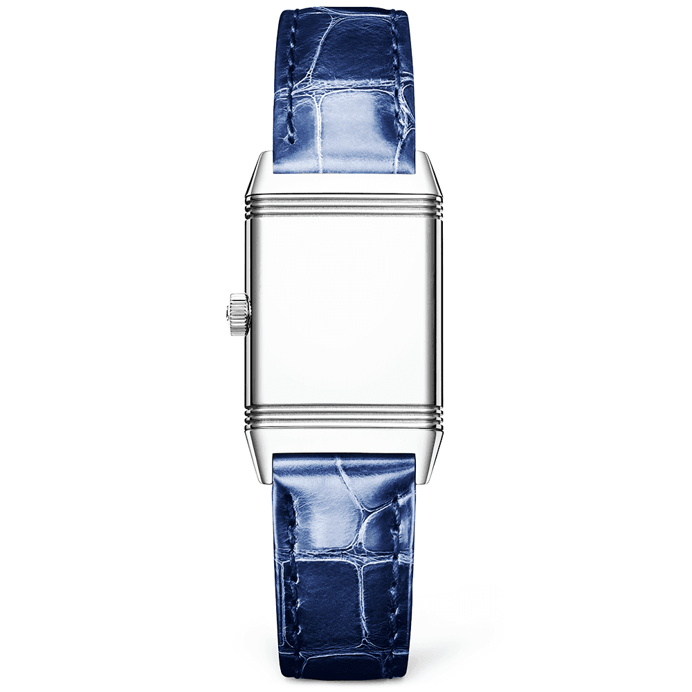 Reverso Classic Small Steel Ladies Leather Strap Watch