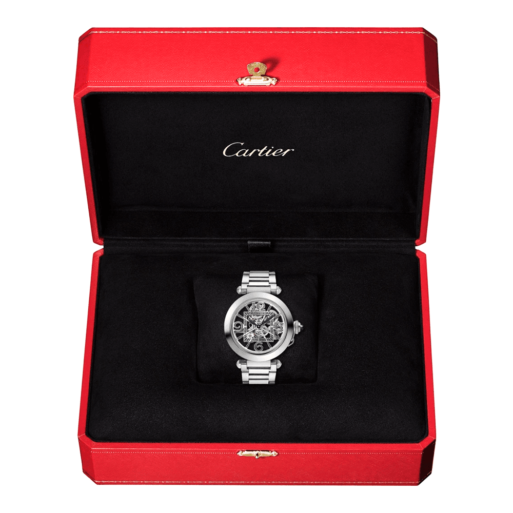 Pasha de Cartier 41mm Bracelet/Leather Strap Men's Automatic Watch