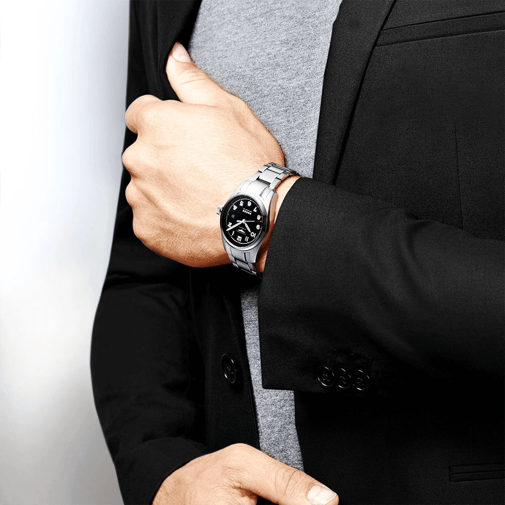 Spirit 40mm Black Dial Men's Automatic Bracelet Watch
