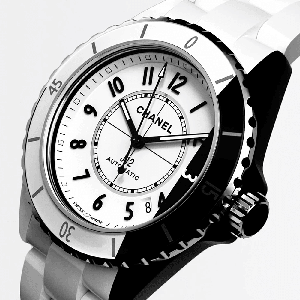 J12 PARADOXE 38mm White & Black Ceramic Automatic Bracelet Watch