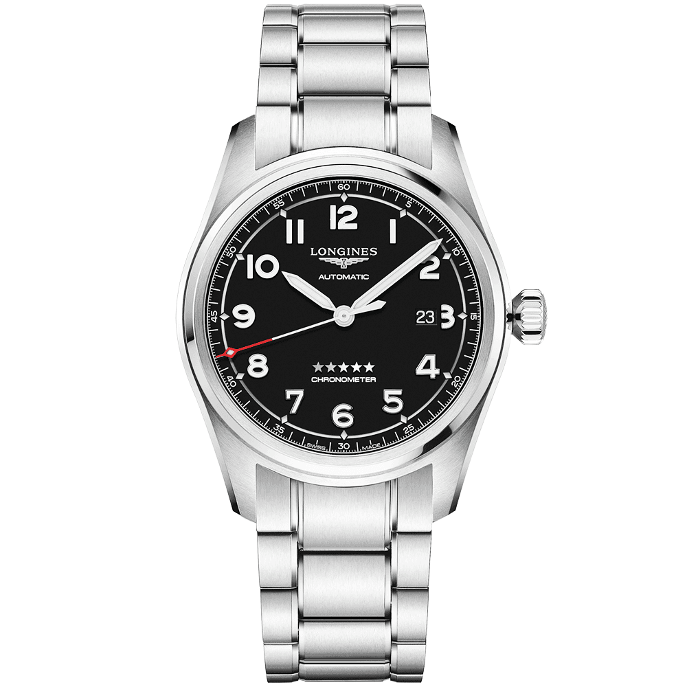 Spirit 42mm Black Dial Men's Automatic Bracelet Watch