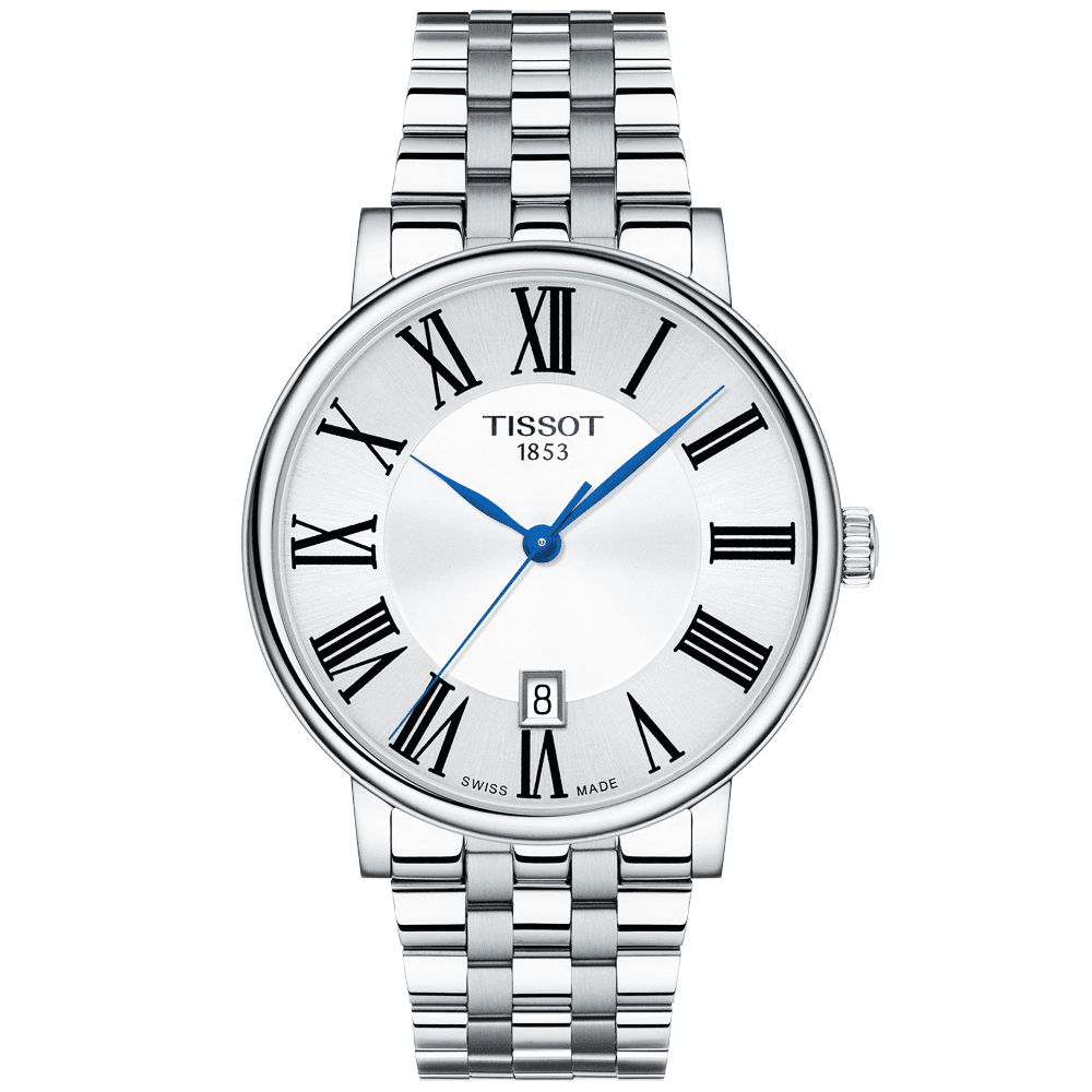 Carson Premium Silver Dial Bracelet Watch
