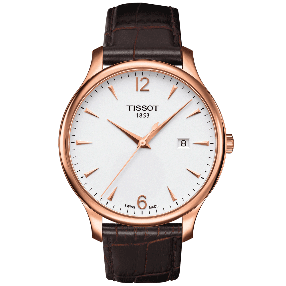 Tradition Rose Gold PVD Strap Watch