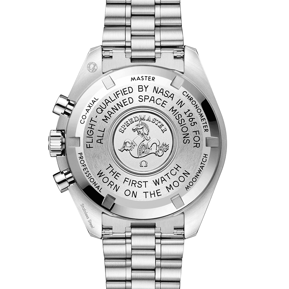 Speedmaster Moonwatch 42mm Hesalite Glass Men's Bracelet Watch