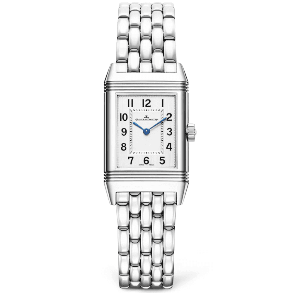Reverso Classic Small Silver Dial Ladies Manual-Wind Bracelet Watch