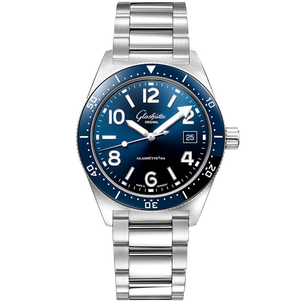 Spezialist SeaQ 39mm Blue Dial Men's Automatic Bracelet Watch