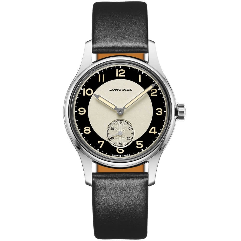 Heritage Classic Tuxedo 39mm Black/Silver Dial Automatic Strap Watch