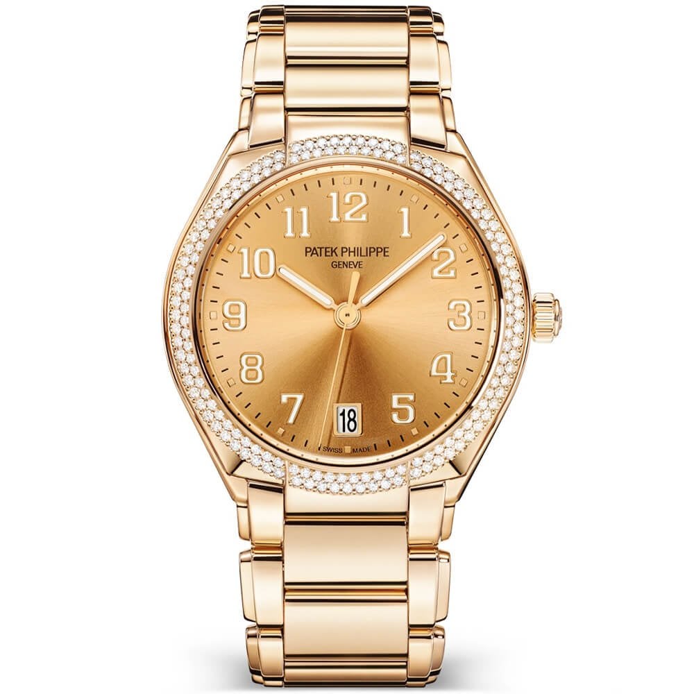 Twenty~4 36mm 18ct Rose Gold Sunburst Dial Ladies Bracelet Watch