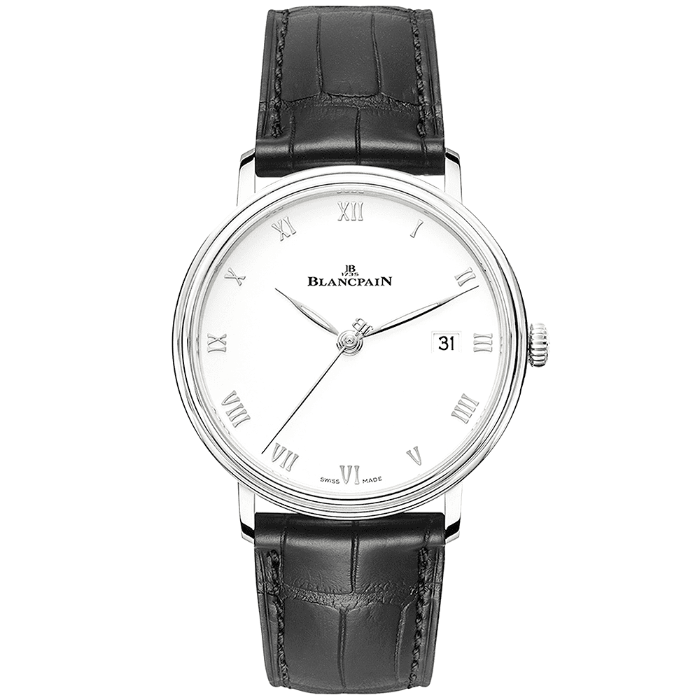 Villeret Ultraplate 38mm White Roman Dial Automatic Watch