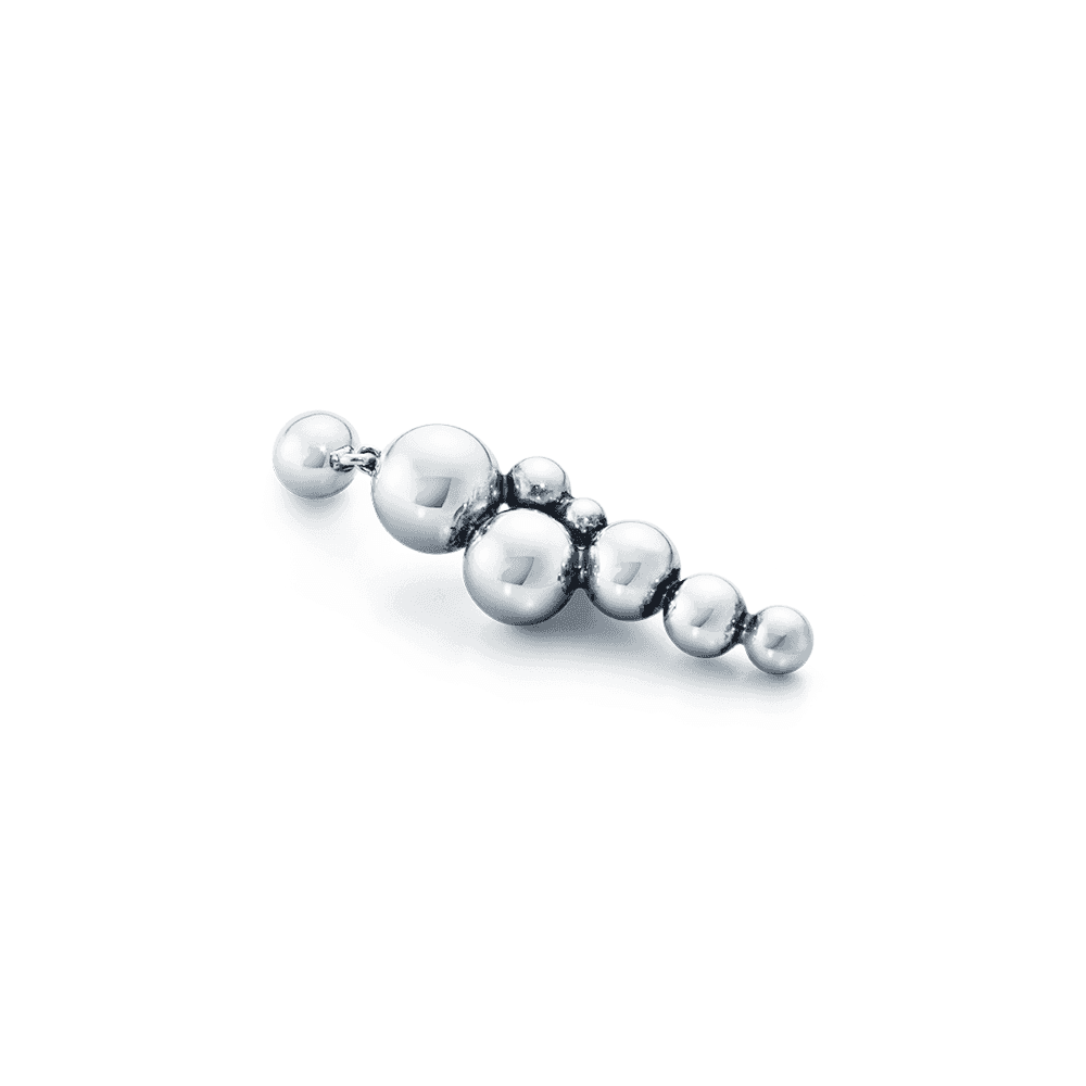 Moonlight Grapes silver drop earrings