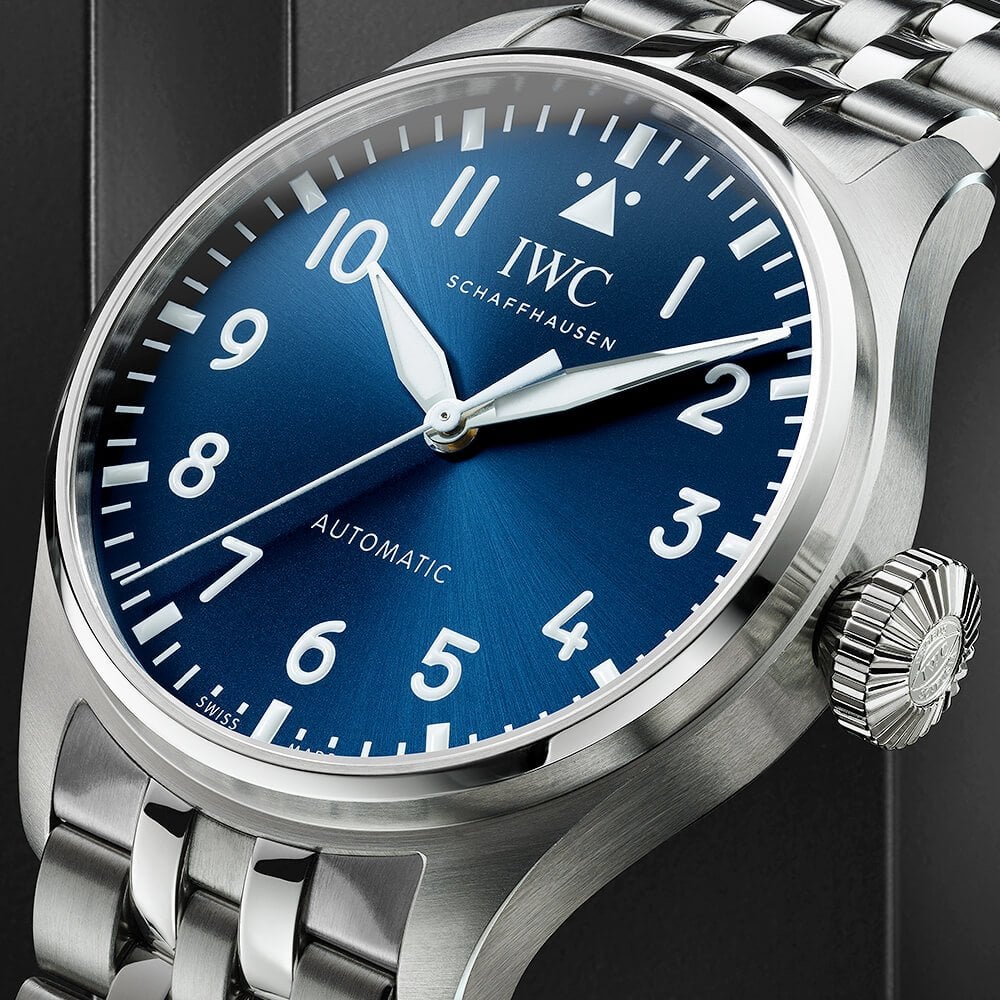 Big Pilot's 43mm Blue Dial Men's Automatic Bracelet Watch