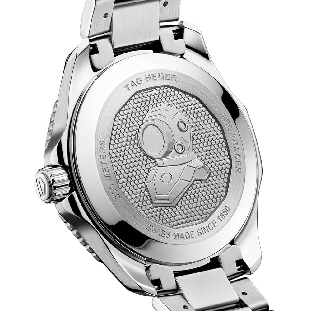 Aquaracer 43mm Black Dial & Ceramic Bezel Men's Automatic Bracelet Watch