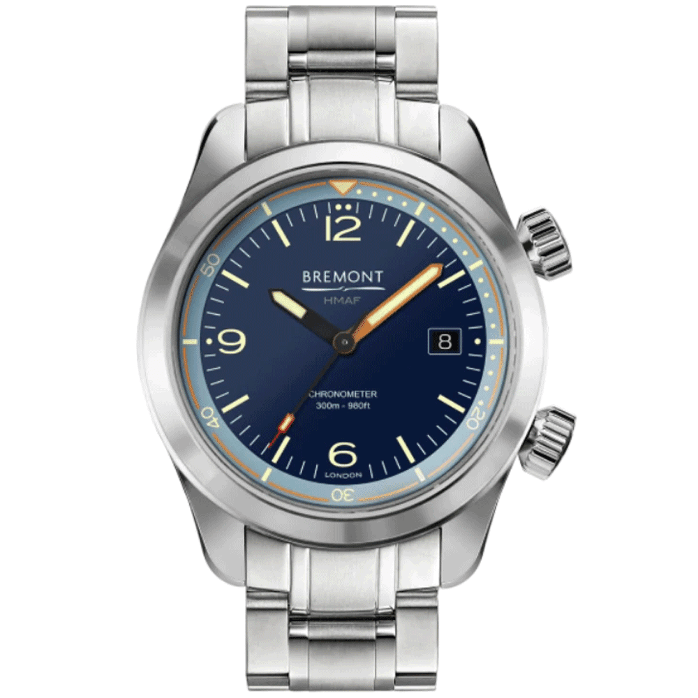 Argonaut Azure Steel 42mm Automatic Bracelet Watch