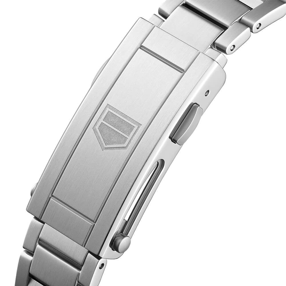 Aquaracer 36mm Silver Dial & Ceramic Bezel Ladies Automatic Bracelet Watch