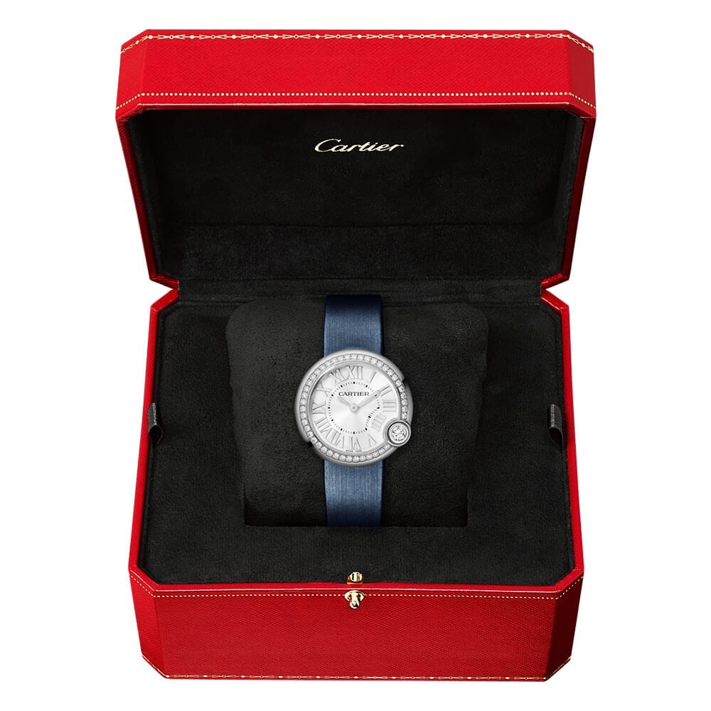 Ballon Blanc de Cartier 30mm Diamond Set Bezel Watch